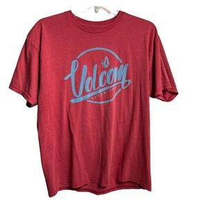 Volcom Shirt Adult Mens Large Maroon